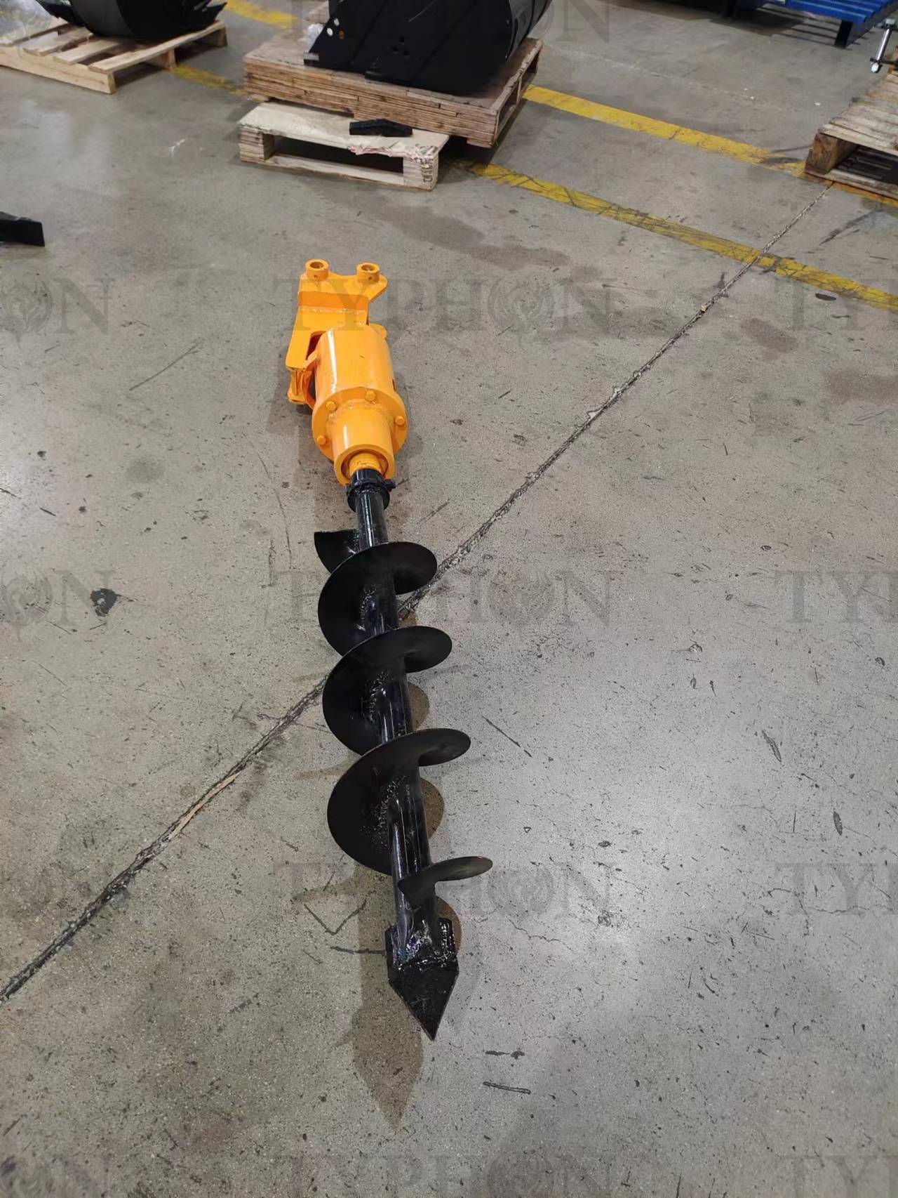 2.5 ton Excavator Attachment Hydraulic Earth Auger Post Hole Digger 8inch Dia - Image 2