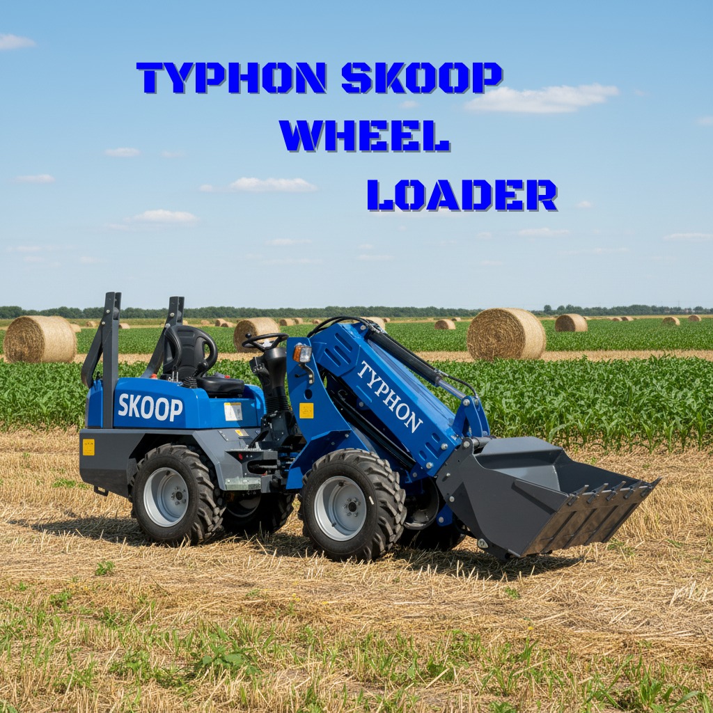 New TYPHON Wheel Loader with Kubota D1105 engine 24 hp 1 ton Load USA - Image 7