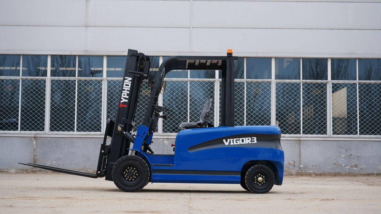 New 2025 TYPHON VIGOR 3.0 Blue Electric Forklift 3 Ton Lifter Lift Truck - Image 3