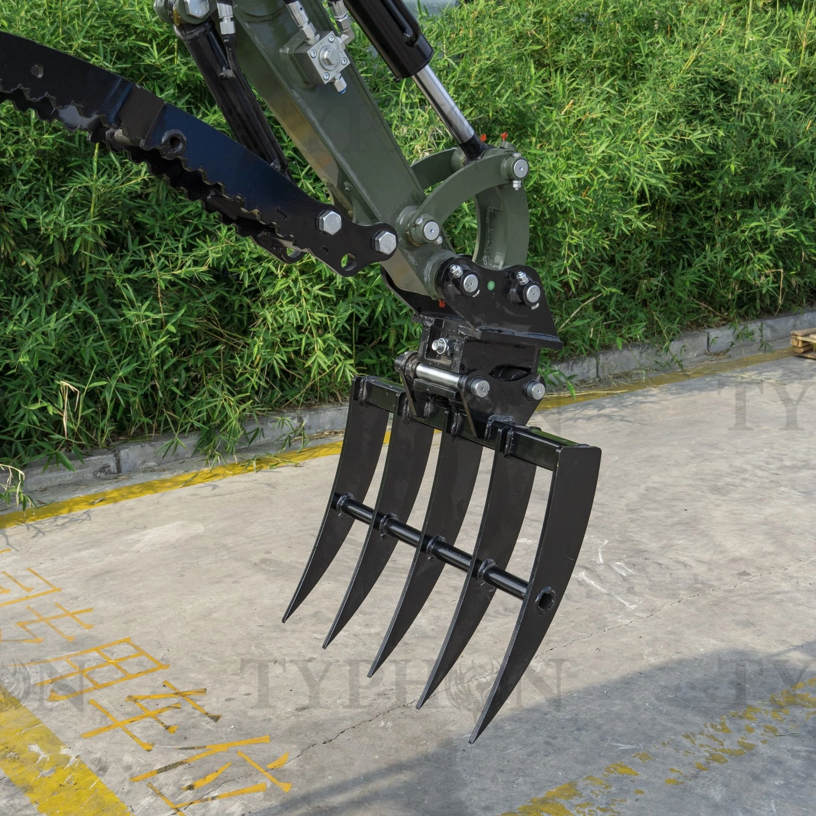 Mini Excavator Rake Compact Attachment General for 2-3 ton Small Digger - Image 10