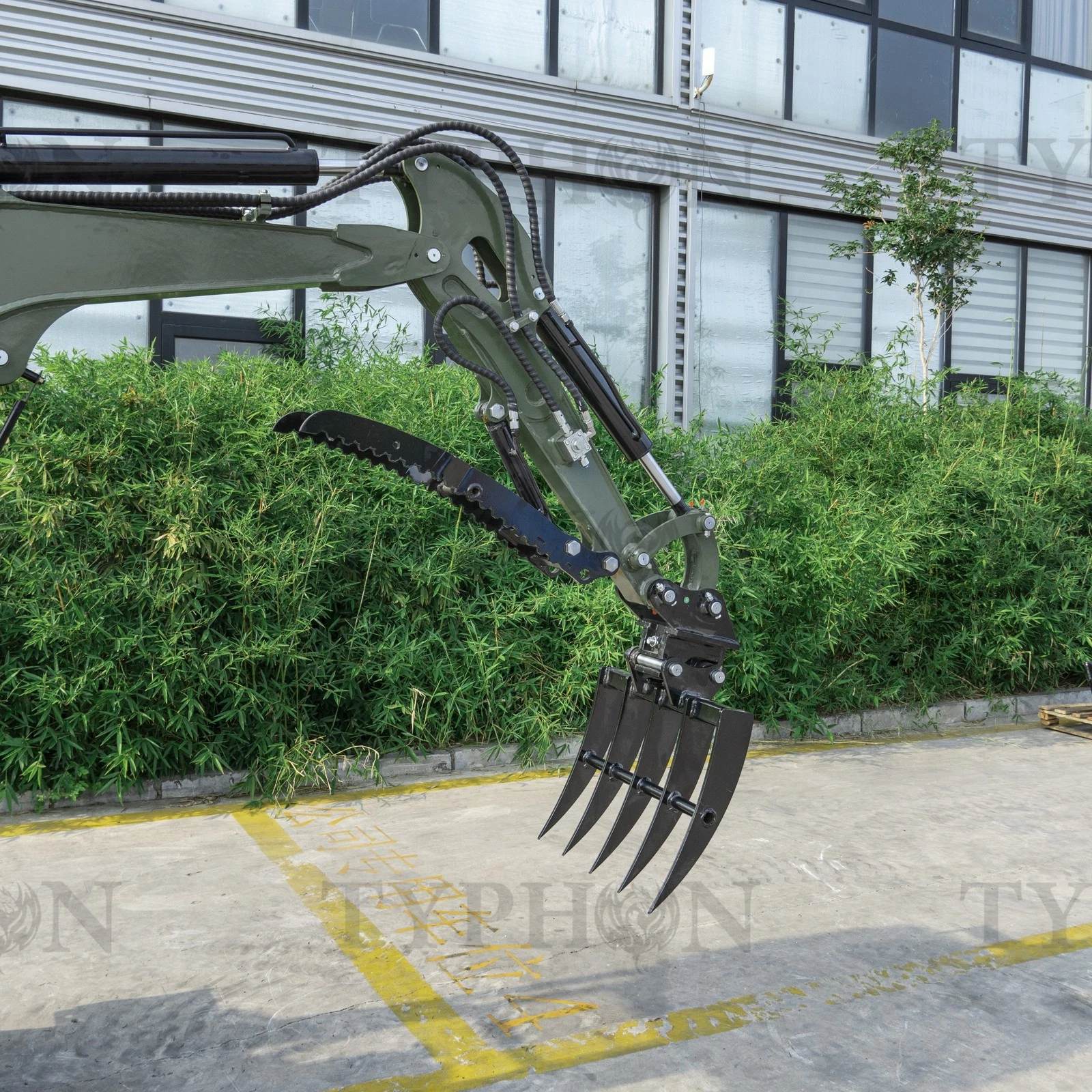 Mini Excavator Rake Compact Attachment General for 2-3 ton Small Digger - Image 7