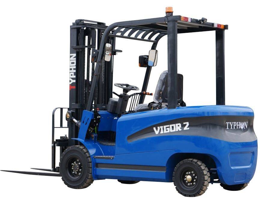 New 2025 TYPHON VIGOR 2 Blue Electric Forklift 2 Ton Lifter Lift Truck Jitney - Image 3