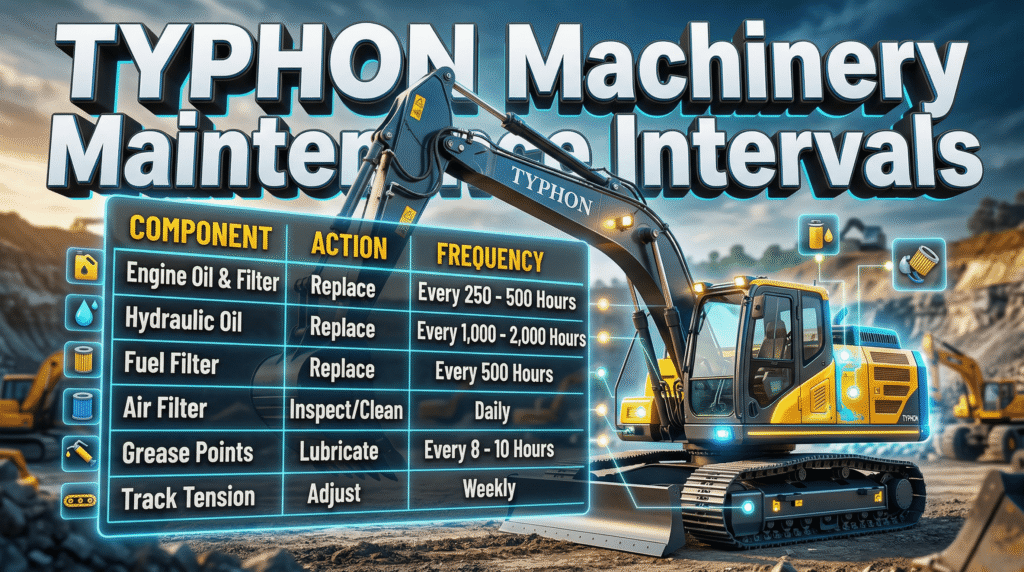 TYPHON machines maintenance Features