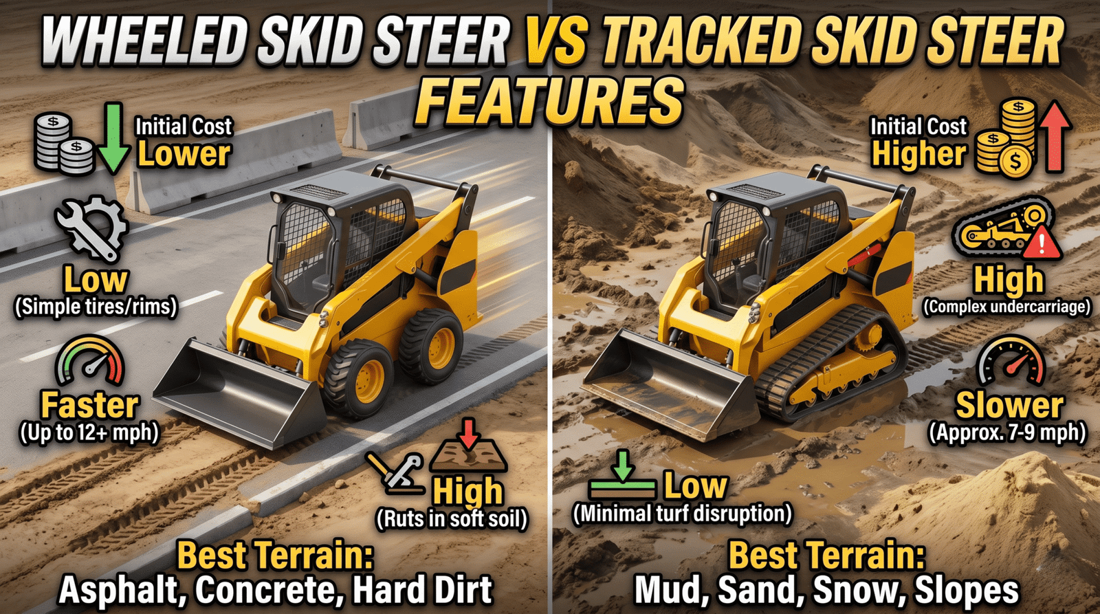 Tracked Skid Steer Vs Wheeled Skid Steer