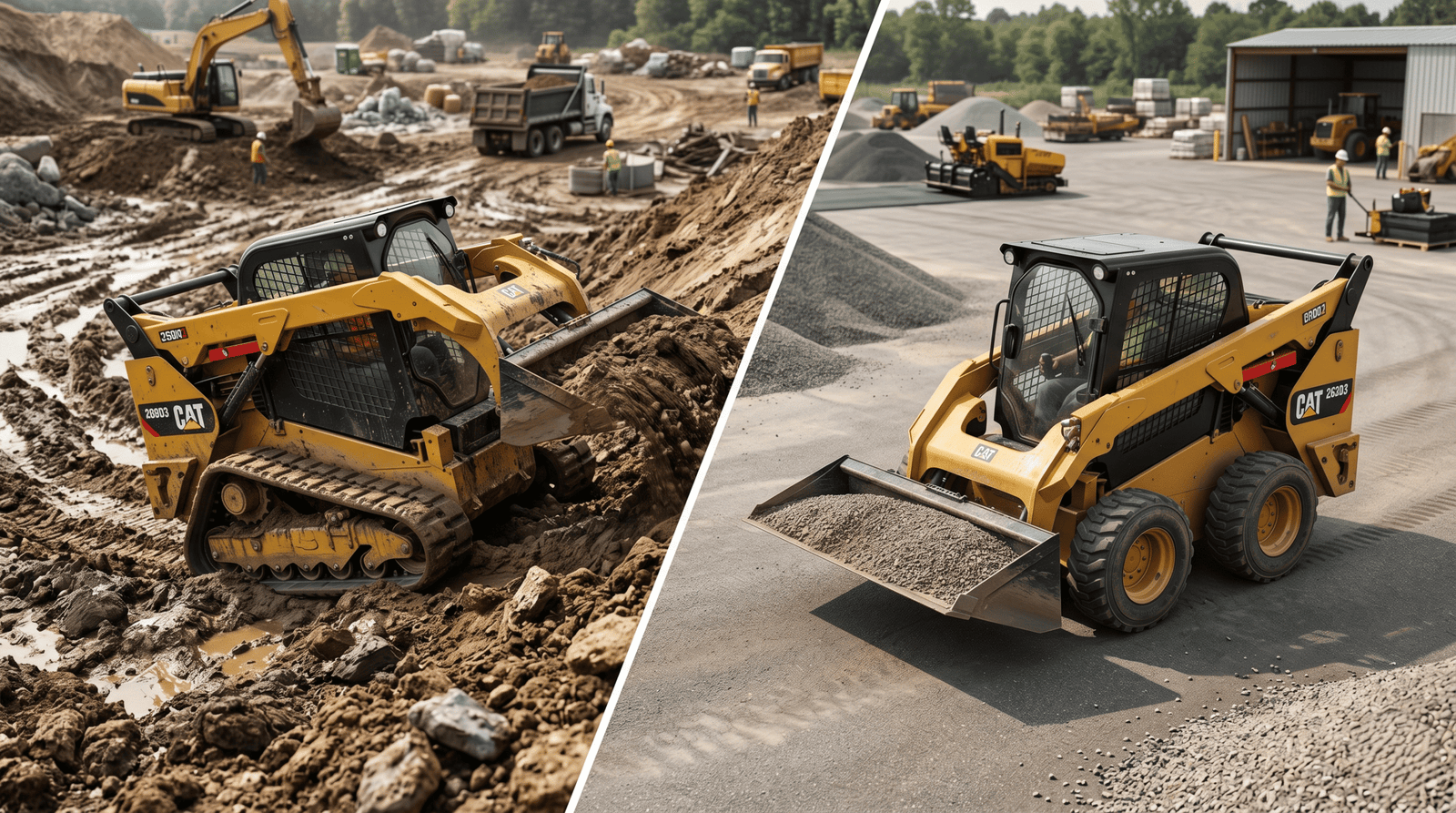 Wheeled Skid Steer Vs Tracked Skid Steer