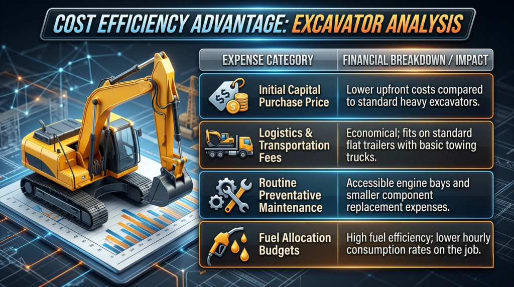 Mini Excavator Cost benefits